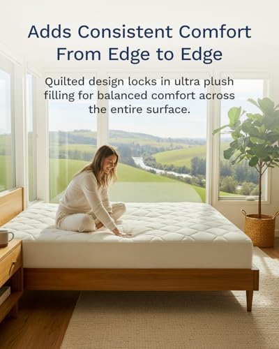 Viscosoft Pillow Top Mattress Pad - Queen Size - Viscose from Bamboo