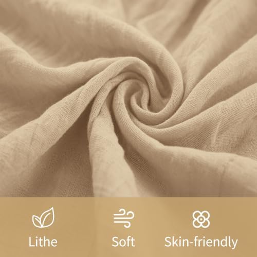 12 Pack Beige Cheesecloth Table Runner 9FT 17x108 Inch, Boho Sheer