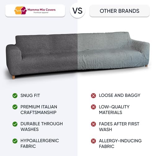PAULATO BY GA.I.CO. Sofa Slipcover - Stretch Couch Cover - Stylish