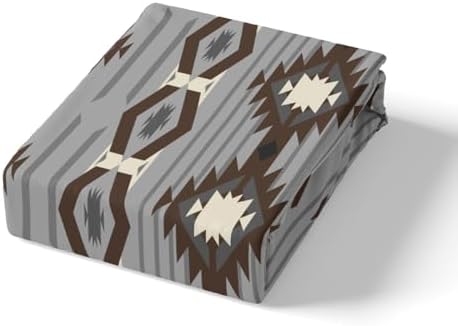 jejeloiu Boho Bedding Set Queen Size Southwestern Geometric