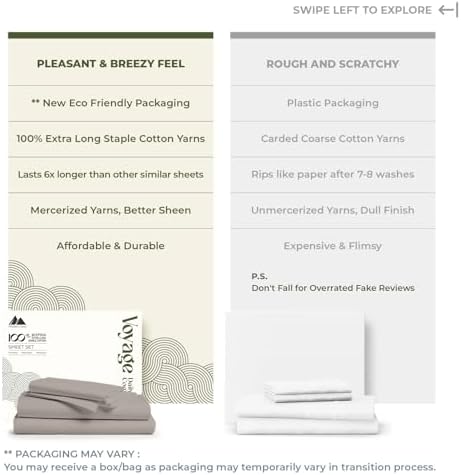Mayfair Linen 100% Egyptian Cotton Full Size Sheets Set - Luxury 600