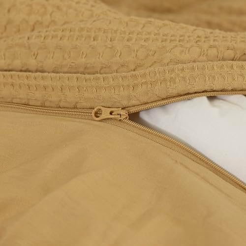 Dreamology Waffle Duvet Cover, Duvet Cover Full, 100% Cotton Waffle