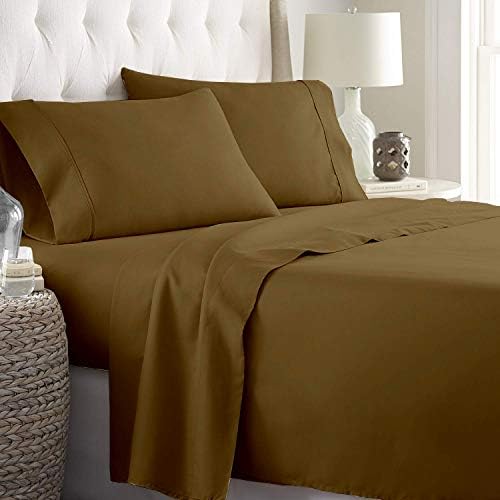 Full Bed Sheet Set (4 Piece) 600 Thread Count 100% Egyptian Cotton
