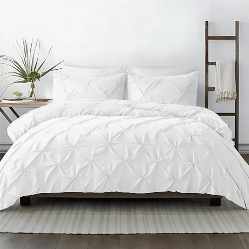 Kotton Culture 1 Pc Queen/Full Size Pinch Pleated - Pintuck Duvet