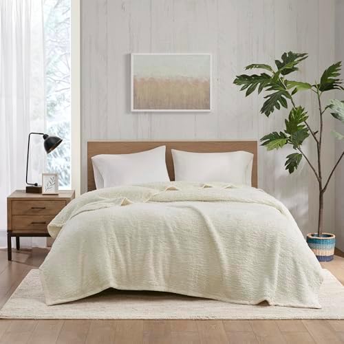 Woolrich Burlington Berber Blanket Super Soft, Cozy Lightweight Cover