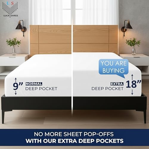Bamboo Viscose 3-PC Sheet Set Short King 800-TC 18" Deep - Silver Gray