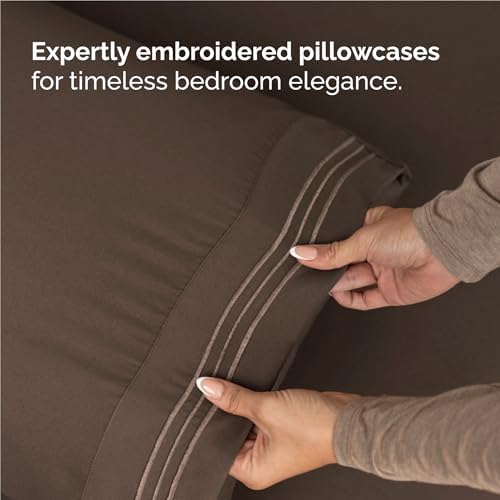 Full Size 4 Piece Sheet Set - Comfy Breathable & Cooling Sheets