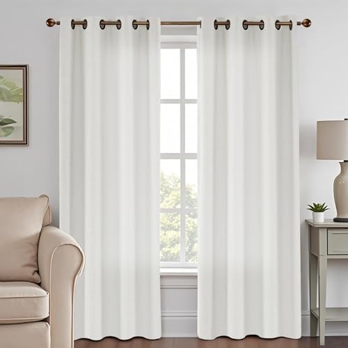 LUSTROWIN Blackout & Light Filtering Curtains for Bedroom & Living