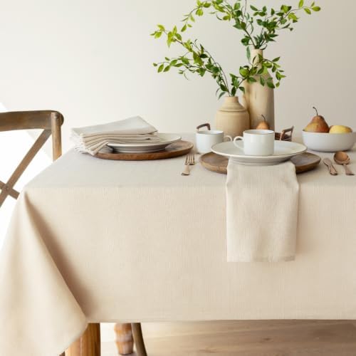 Benson Mills Almeria Textured Tablecloth