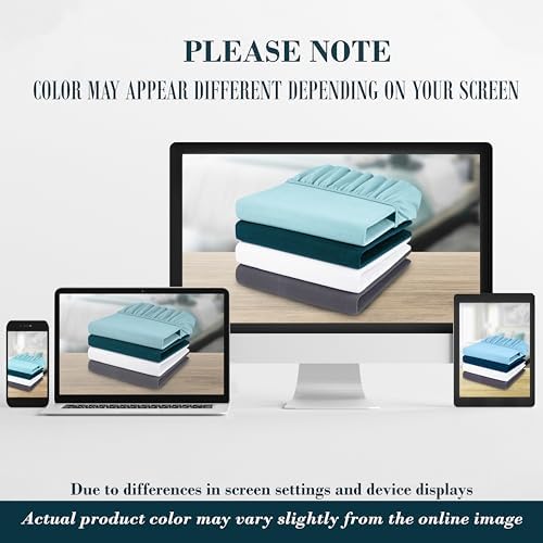 Mocassi Queen Fitted Sheet - Deep Pocket Cooling Sheets up to 16 inch