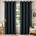 Joydeco Blackout Curtains 84 Inches Long 2 Panels Burg, Room Darkening