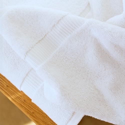 SALBAKOS 12-Piece 100% Turkish Cotton Washcloths and Face Towels