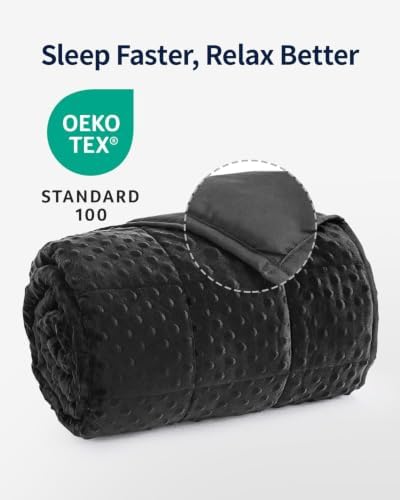 Mr. Sandman Weighted Blanket for Adults, Queen Size 20 lbs