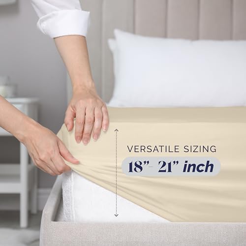 Elegant Comfort Super Soft Bulk 4-Pack Extra Deep Pocket 1500 Premium