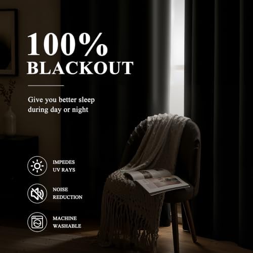 Jowels Grey Pinch Pleated Linen Blackout Curtains 84 inch Long 2