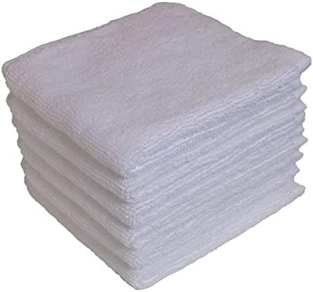 Pacific Linens Soft washcloths for face Hand Fingertip Towels 12 Pack