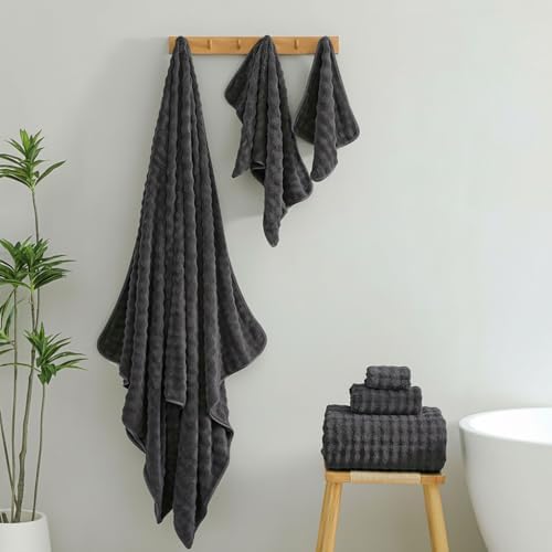 KBY Bath Towels Set 6 Piece 40x80 Inches,2 Extra Large Bath Sheets 2