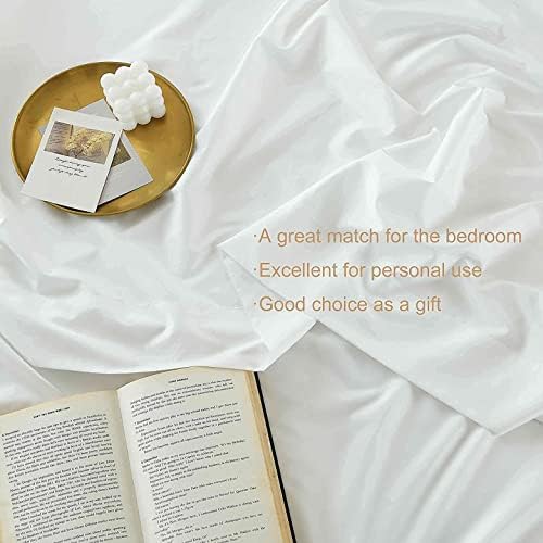 PURE ECO Natural Cotton- 4 Pieces Twin Size Beige Color Sheet Set