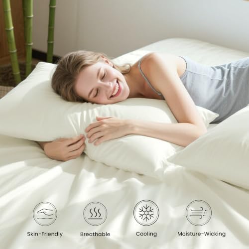 Love's cabin 4 Piece Full Size Sheet Set, 100% Rayon Derived from