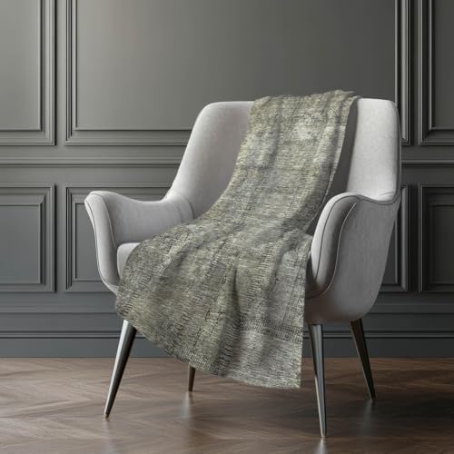 Addison Rugs ASB685 Taupe 50" x 70" Oversized Sherpa Throw Blanket