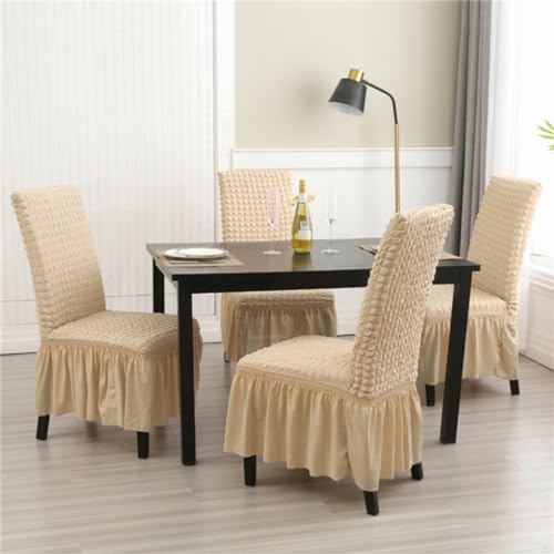 Rakila Stretch Washable Chair Covers for Dining Room Set of 6