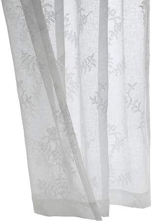Sheer Grommet Indoor Curtain Panel 112 x 84 in Off-White