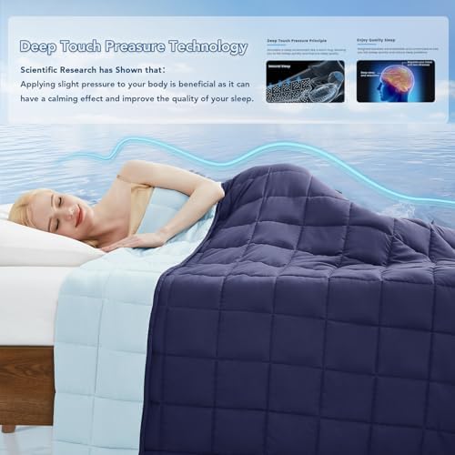 Topcee Weighted Blanket for Adults (20 lbs, 60" x 80") Queen Size Soft