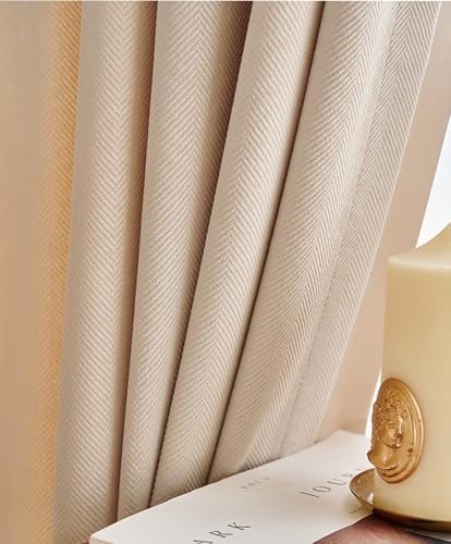 Curtains 72 Inches Long 2 Panels Set, Darkening Bedroom Curtains Rod