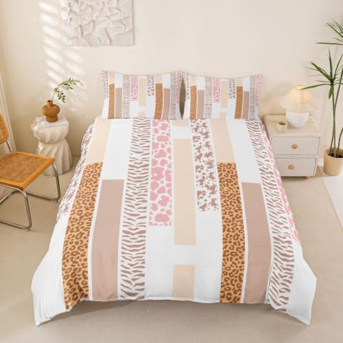 Castle Fairy Stripe Leopard Zebra Kids Bedding Set King Size