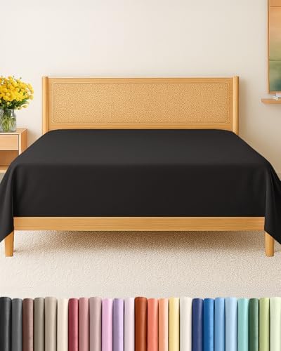 Cal King Flat Sheet - Single Top Flat Sheet Only - Soft & Cooling