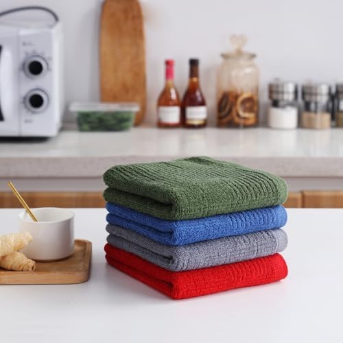 Glynniss Dish Towels for Kitchen, 100% Cotton Kitchen Towels