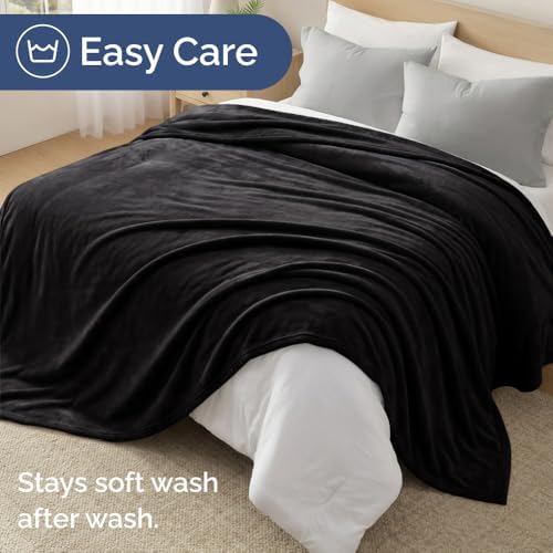 Fleece Blanket Queen Size - Ultra-Soft Warm Flannel Fleece Blanket