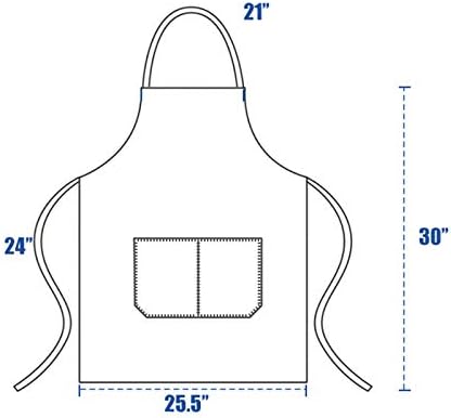 DUSKCOVE 8 Pack Bib Aprons Bulk - Unisex Black Commercial Apron with 2