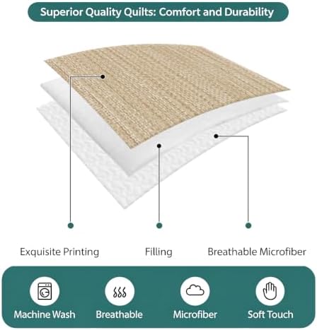 Modern Minimalist Art Queen Size Down Alternative Comforter