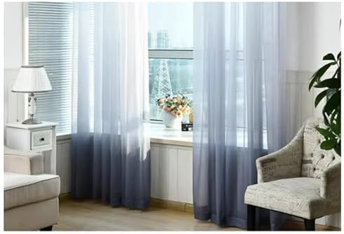 Beydodo Curtains 54 Inch Length 2 Panels, Living Room Privacy Curtains