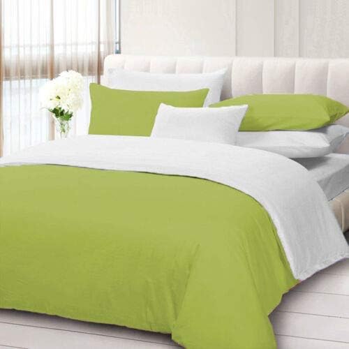 100% Pure Cotton Real 600 Thread Count 5 Piece Reversible Duvet Set