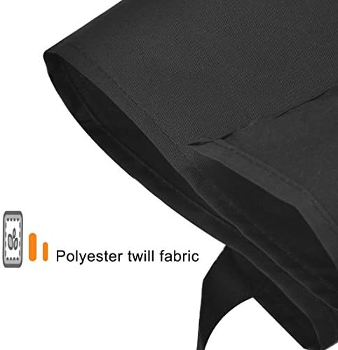 12 Pcs Bib Bulk Black Aprons for Women Men Adult Girls Unisex with 2