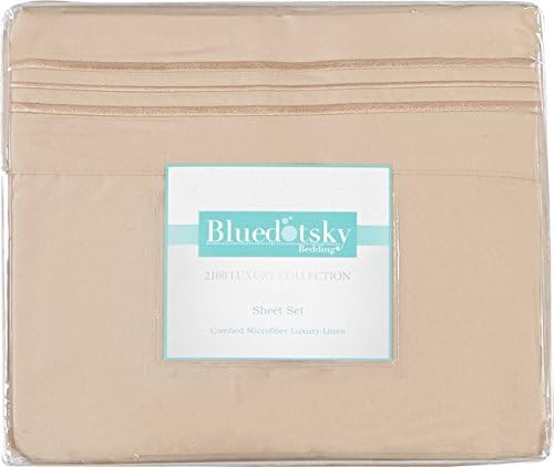 Microfiber Sheet Set - 4 Pc - Queen, Taupe