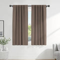 PONY DANCE Blackout Window Drapes - 42 by 72-inch, Mocha Curtain