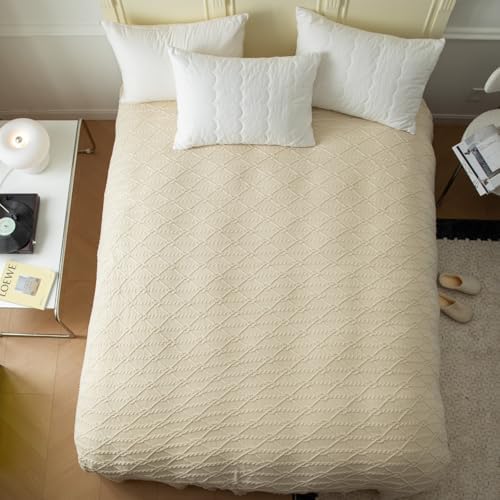 Youlan Home Rose Red Blanket Fashion Woven Chenille Knitted Blanket
