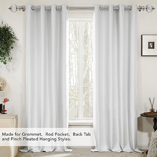 Deconovo Blackout Curtains 2 Panels W52 x L72 with Adjustable Curtain