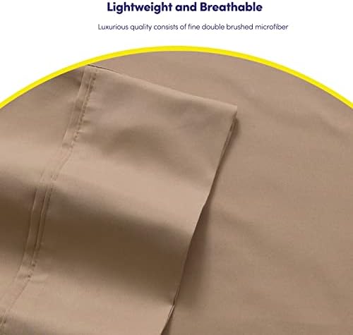 Full Size Deep Pocket Sheet Set – 6-piece Extra Deep Pocket Bed Sheets
