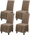 Rakila Stretch Washable Chair Covers for Dining Room Set of 4
