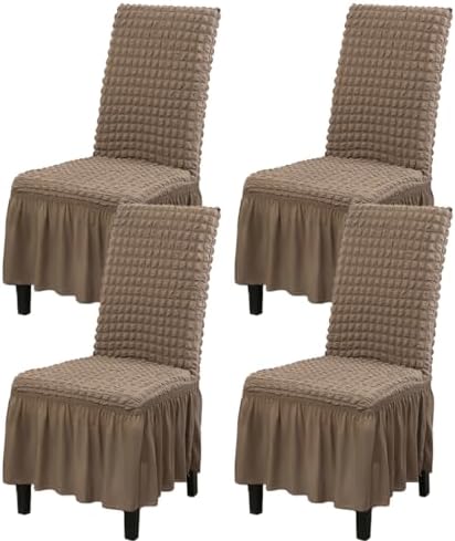Rakila Stretch Washable Chair Covers for Dining Room Set of 4