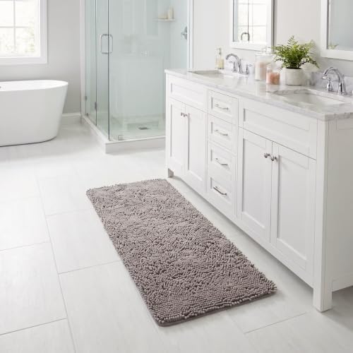 Bath Mat - 58x24-Inch Bathroom Runner with Non-Slip Backing