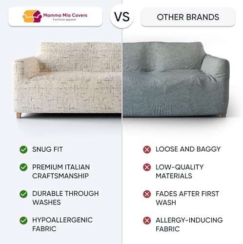 PAULATO BY GA.I.CO. Sofa Slipcover - Stretch Couch Cover - Stylish