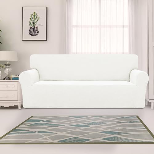 Easy-Going Stretch Jacquard Couch Cover, 1-Piece Soft Sofa Cover, Sofa