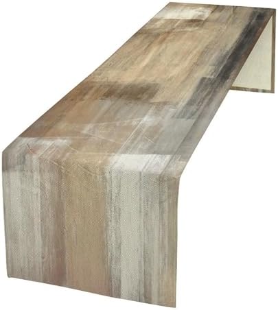 Taupe Tan Grey Brown Beige Abstract Art Contemporary Table