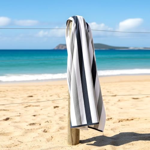 CASA COPENHAGEN Monaco Beach Towels Designed in Denmark Rough and