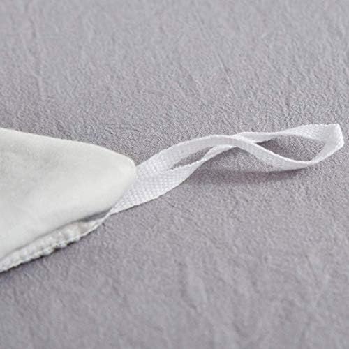 Duvet Cover 100% Cotton 400 TC Reversible Duvet Cover Set, Zipper
